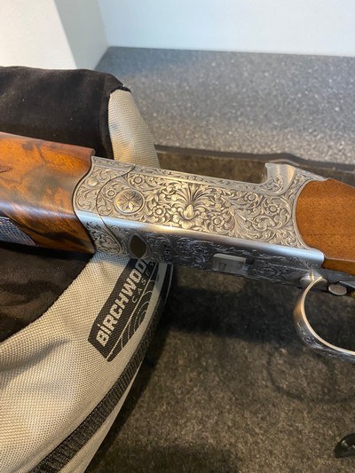 Blaser F-3 Engraved 12 gauge shotgun - Hand Engraved - Image 4 of 15