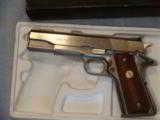 COLT GOVERNMENT ACE,22 LR. ELECTROLESS NICKEL NEW IN CUSTOM SHOP BOX WITH LABEL - 1 of 2
