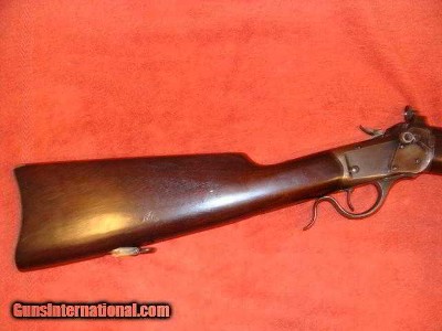 WINCHESTER 1885 LOW WALL MUSKET 22 SHORT, WITH FACTORY PEEP SITE, ALL FACTORY ORIGINAL - Image 2 of 4