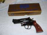 SMITH & WESSON PRE-27, 357 MAG. 3 1/2, BLUE, MFG IN THE 1950's, LIKE NEW IN THE GOLD BOX [SOLD PENDING FUNDS] - 2 of 4