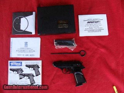 WALTHER PPKS, 22 LR. NEW UNFIRED IN BOX