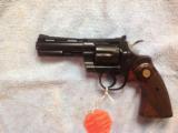 COLT PYTHON 357 MAGNUM, 4" BLUE, NEW UNFIRED, UNTURNED, 100% COND. IN BOX, MFG. 1975 [SOLD PENDING FUNDS] - 3 of 3