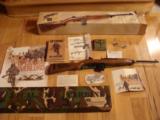 M-1 CARBINE, 30 CAL, D-DAY.OPERATION OVERLORD COMMERATIVE, HAS INVASION OF NORMANDY BATTLE SCENE ENGRAVED IN STOCK - 1 of 5