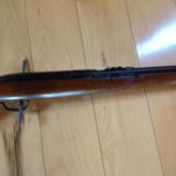 WINCHESTER M-55, 22 LR. SINGLE SHOT AUTOMATIC RIFLE, WALNUT WOOD, EJECTS HULL OUT THE BOTTOM, VERY GOOD COND. NO BLUE WEAR, [SOLD PENDING FUNDS] - 3 of 7