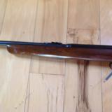 WINCHESTER M-55, 22 LR. SINGLE SHOT AUTOMATIC RIFLE, WALNUT WOOD, EJECTS HULL OUT THE BOTTOM, VERY GOOD COND. NO BLUE WEAR, [SOLD PENDING FUNDS] - 6 of 7