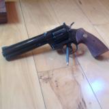 COLT PYTHON 357 MAG. 6" BLUE, MFG. 1961, LIKE NEW IN BOX WITH OWNERS MANUAL, ETC. [SOLD PENDING FUNDS] - 5 of 9