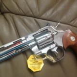 COLT PYTHON 357 MAG. 6" BRITE NICKEL, NEW, UNTURNED 100% C.OND. IN BOX.(SOLD PENDING FUNDS) - 9 of 11