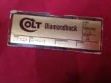 COLT DIAMONDBACK 38 SPC., 2 1/2" BLUE LIKE NEW IN BOX - 4 of 4