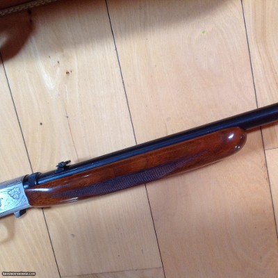 BROWNING BELGIUM TAKEDOWN, 22 LR. GRADE 2, MFG. 1966,COME WITH BROWINGCASE PICTURED IN HOMER TYLERS BOOK, [HAS BRASS TRIM AROUND BOTH SIDES] - Image 7 of 11