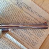 "CONSTITUTION 200TH COMMERATIVE" DAN WESSON 44 MAG. 9 3/4" BARREL HIGHLY ENGRAVED NICKEL WITH GOLD CYLINDER, TRIGGER & HAMMER - 10 of 11