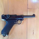 GERMAN LUGER DMW 7.65 MFG IN GERMANY, MATCHING NUMBERS, WITH GERMAN HOLSTER [SOLD PENDING FUNDS] - 3 of 4