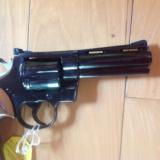COLT PYTHON 357 MAGNUM 4" BLUE, MFG. 1979, NEW 100% COND., UNFIRED, NO TURN RING, IN THE BOX [SOLD PENDING FUNDS]
- 5 of 5