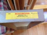 WINCHESTER 21, 410 GA. PIGEON
GRADE, #6 FACTORY ENGRAVED [RARE ONLY 65 TOTAL 410 GA. MFG.] MFG. 1948, NEW UNFIRED IN BOX - 14 of 15