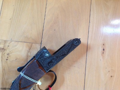 WINCHESTER 21 CUSTOM PIGEONGRADE, 410 GA. 21-6 FACTORY ENGRAVED, 4X FANCY, WALNUT, RARE ONLY 65 TOTAL 410 GA. MFG. 1948, NEW UNFIRED IN THE BOX - Image 6 of 15