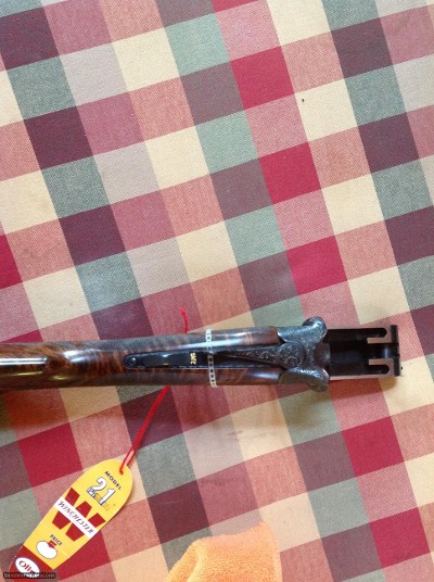 WINCHESTER 21 CUSTOM PIGEONGRADE, 410 GA. 21-6 FACTORY ENGRAVED, 4X FANCY, WALNUT, RARE ONLY 65 TOTAL 410 GA. MFG. 1948, NEW UNFIRED IN THE BOX - Image 13 of 15