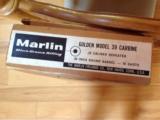MARLIN 39 "CARBINE" 22 LR. ONLY MFG. ONE YEAR, NEW UNFIRED IN BOX - 2 of 8