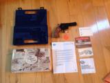 COLT PYTHON 357 MAGNUM 4" ROYAL BLUE, MFG. 1992,, NEW 100% COND.APPEARS UNFIRED IN THE BOX- 1 of 6