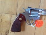 COLT PYTHON 357 MAGNUM, 6" STAINLESS, NEW 100% COND,. UNFIRED, NO TURN RING, IN BOX - 3 of 6