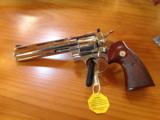 COLT PYTHON 357 MAGNUM, 6" BRITE NICKEL, MFG. 1972, NEW UNFIRED, NO TURN RING, 100% COND. IN BOX [SOLD PENDING FUNDS] - 6 of 6