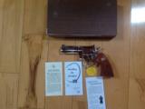 COT PYTHON 357 MAGNUM, 4" BRIGHT NICKEL, MFG. 1968, NEW UNFIRED, UNTURNED, IN THE BOX - 1 of 4
