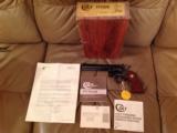 COLT PYTHON 357 MAGNUM, 6" BLUE, MFG. 1978, LIKE NEW IN BOX - 1 of 4