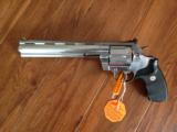 COLT ANACONDA 44 MAGNUM, 8" STAINLESS, NEW UNFIRED, NO TURN RING, LIKE NEW IN BOX - 3 of 5