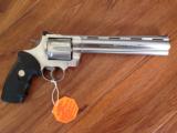 COLT ANACONDA 44 MAGNUM, 8" STAINLESS, NEW UNFIRED, NO TURN RING, LIKE NEW IN BOX - 4 of 5