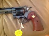 COLT PYTHON 357 MAGNUM, 6" BLUE, MFG. 1976, NEW COND. IN BOX WITH OWNERS MANUAL, HANG TAG, COLT LETTER, ETC.
- 3 of 6