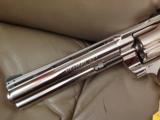 COLT PYTHON 357 MAGNUM, 6" BRITE NICKEL, MFG. 1968, NEW UNFIRED, UNTURNED IN BOX - 3 of 3