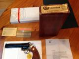 COLT DIAMONDBACK 22 LR. 6" BLUE, NEW UNFIRED 100% COND. IN BOX "NO DISSAPOINTMENTS HERE" - 1 of 5