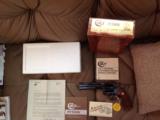 COLT PYTHON 357 MAGNUM 6" "ROYAL BLUE" NEW COND. WITH OWNERS MANUAL, HANG TAG, ETC. IN BOX, MFG. 1980 - 1 of 4