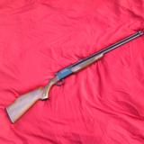 SAVAGE 24V, DELUXE, 222 CAL. OVER 20 GA., BLUE ENGRAVED RECEIVER, RED FOX ON ONE SIDE & GROUSE IN FLIGHT ON THE OTER SIDE, 99+% COND. - 1 of 9