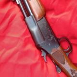 SAVAGE 24V, DELUXE, 222 CAL. OVER 20 GA., BLUE ENGRAVED RECEIVER, RED FOX ON ONE SIDE & GROUSE IN FLIGHT ON THE OTER SIDE, 99+% COND. - 3 of 9