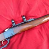 RUGER #1 IN SCARCE 9.3 X74R CAL.OUTSTANDING WOOD, APPEARS UNFIRED IN 99+% COND. - 6 of 8