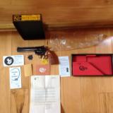 COLT PYTHON 357 MAGNUM, 6" BLUE, MFG. 1970, APPEARS UNFIRED NEW IN BOX - 1 of 4