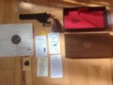 COLT PYTHON 357 MAGNUM, 6" BLUE, MFG. 1969, NEW UNFIRED IN BOX - 1 of 7
