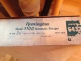 REMINGTON 1100, 28 GA., 25" IMPROVED CYLINDER, NEW UNFIRED, 100% COND. IN THE OLD DUPONT BOX - 4 of 9