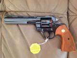 COLT PYTHON 357 MAGNUM, 6" "ROYAL BLUE", NEW APPEARS FACTORY TEST FIRED ONLY, 100% COND. MFG. 1980, IN BOX - 3 of 3