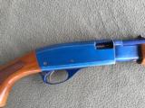 REMINGTON 572 LIGHTWEIGHT 22 LR. (RARE TEAL WING BLUE) MFG. 1958 to 1962, EXC. COND. - 9 of 9