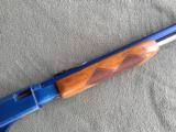 REMINGTON 572 LIGHTWEIGHT 22 LR. (RARE TEAL WING BLUE) MFG. 1958 to 1962, EXC. COND. - 8 of 9