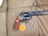 COLT BOA 357 MAGNUM, 6" BLUE, NEW UNFIRED 100% COND. IN BOX WITH COLT AUTHENTICITY LETTER - 9 of 10