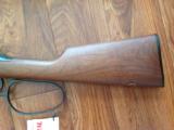 WINCHESTER 94, 32 WIN. CAL., WRANGLER TRAPPER 16" BARREL, LARGE LOOP LEVER, ENGRAVED RECEIVER WITH COWBOY SCENES, NEW UNFIRED,100% COND. IN BOX - 5 of 6