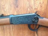 WINCHESTER 94, 32 WIN. CAL., WRANGLER TRAPPER 16" BARREL, LARGE LOOP LEVER, ENGRAVED RECEIVER WITH COWBOY SCENES, NEW UNFIRED,100% COND. IN BOX - 4 of 6