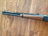 WINCHESTER 94, 32 WIN. CAL., WRANGLER TRAPPER 16" BARREL, LARGE LOOP LEVER, ENGRAVED RECEIVER WITH COWBOY SCENES, NEW UNFIRED,100% COND. IN BOX - 6 of 6