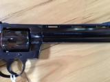 COLT PYTHON 357 MAGNUM, 6" BLUE, AS NEW IN BOX, APPEARS UNFIRED - 4 of 8