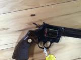 COLT PYTHON 357 MAGNUM, 6" BLUE, AS NEW IN BOX, APPEARS UNFIRED - 7 of 8