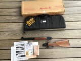 MARLIN 39 TDS "TAKEDOWN" 22 LR. NEW UNFIRED, 100% COND. IN
FACTORY SOFT CASE IN BOX.
(Sold) - 1 of 7