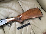 SAVAGE 24V, 222 CAL. OVER 20 GA., WALNUT CHECKERED WOOD, CASE COLORED RECEIVER - 4 of 11
