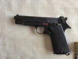 M. A. C. 7.65 CAL. MODEL 1935S FRENCH MILITARY, ALL FACTORY ORIGINAL WITH ORIGINAL MAG., COMES WITH FULL BOX OF FRENCH AMMO + 8 LOOSE ROUNDSGOOD COND. - 2 of 2