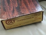 COLT TROOPER 22 MAGNUM, 6" BRIGHT NICKEL, NEW UNFIRED, NO TURN RING, IN THE BOX - 6 of 6